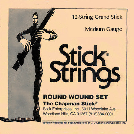 12-String Grand Stick Set: Medium Gauge (select tuning)