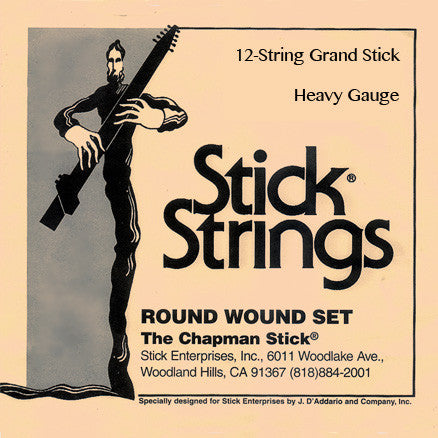 12-String Grand Stick Set: Heavy Gauge (select tuning)
