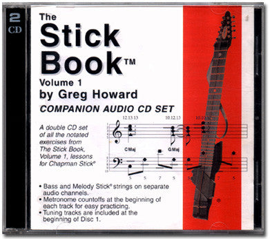 "The Stick Book™" Volume 1, companion CD set - Greg Howard